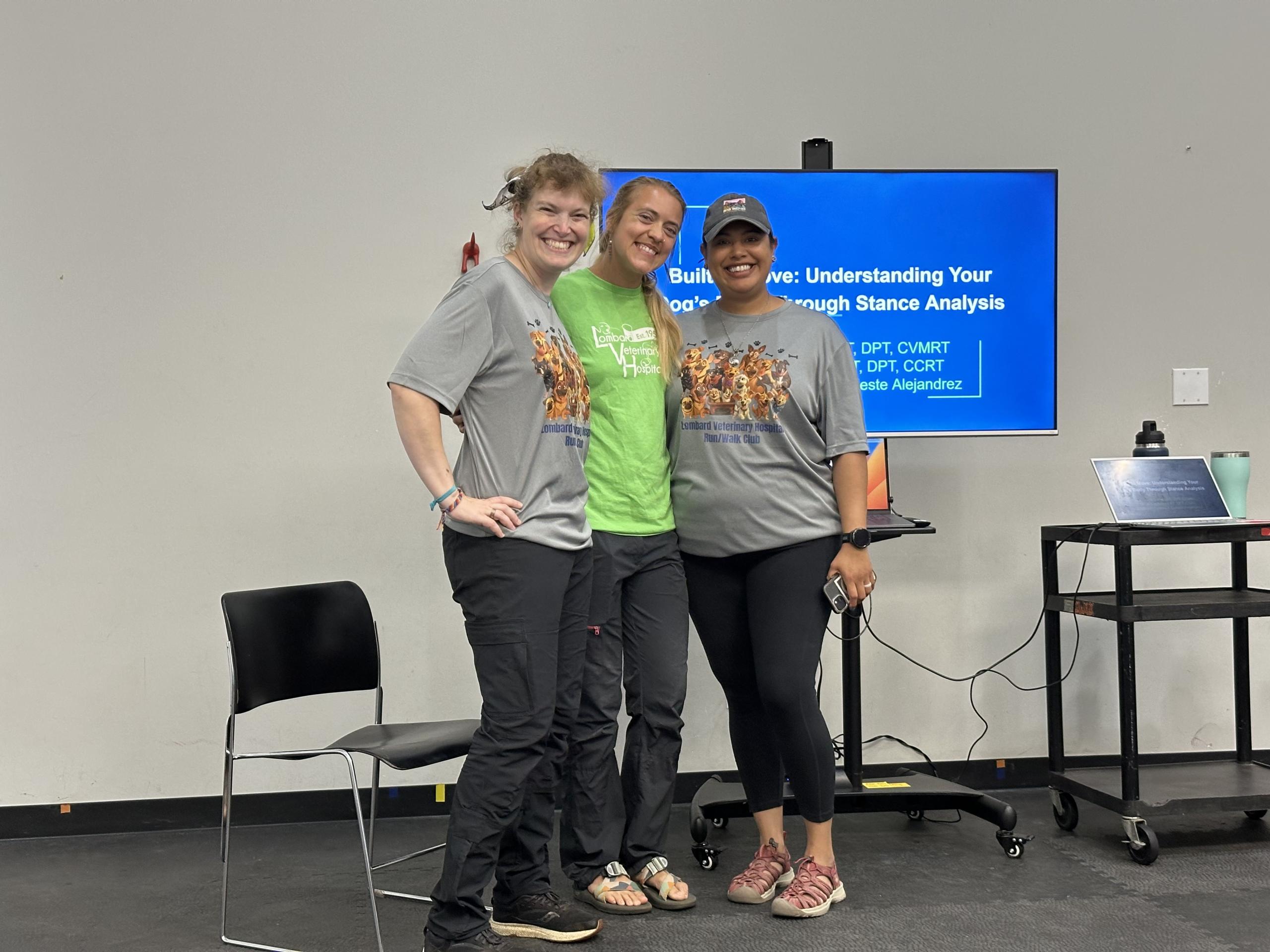 Rehab team at the Stance Analysis event